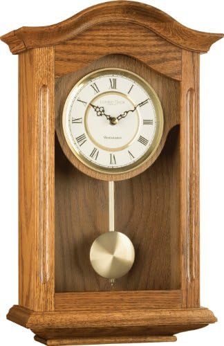 Oak Finish Pendulum Wall Clock - LC25058
