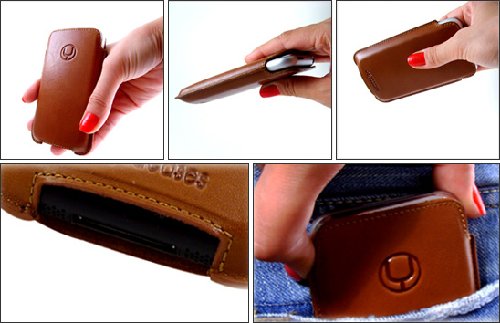 Beyza スリムラインレザーケース for iPhone 3G(Flo Tan) BZ01637
