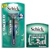 Schick Tracer FX Razor Handle w/ 2 cartridges PLUS 5 Refill Blades