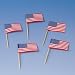 Flaggen-Picker USA 200er-Pack, amerikanische Tischdeko Staaten