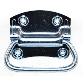 3 3 4 Zinc Plated Heavy Duty Steel Chest Toy Box Handles Pair