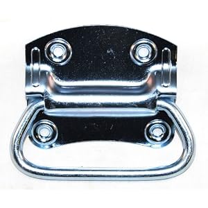3 3 4 Zinc Plated Heavy Duty Steel Chest Toy Box Handles Pair