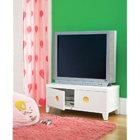 LittleMissMatchedTM SKETCHoRAMA Media Stand OR Bench with Cushion By Powell Furniture by LittleMissMatched