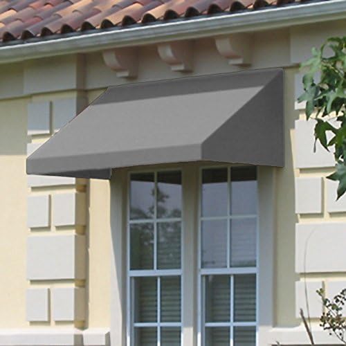 Awntech 10-Feet New Yorker Window/Entry Awning, 24 by 36-Inch, Gray
