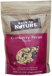 Back To Nature Cranberry Pecan Granola, 12-Ounce Pouches (Pack of 6)