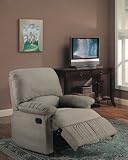 Sage Microfiber Rocker Recliner by Coaster Furniture