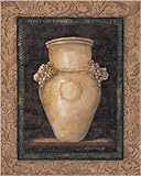 51BBo7gAeML. SL160  Ancient Pottery II   mini by Wacaster. CANVAS with 3/4 inch bars. 8.00 inches width by 10.00 inches height. Highest Quality Art Poster Print
