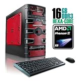 CybertronPC SLAYER 2221GBRU, FX Gaming PC, W7 Ultimate, Black/Red