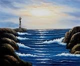 Art Reproduction Oil Painting - Seascapes: Watchful Eyes - Classic 20 X 24 - Hand Painted Canvas Art