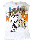  : Mighty Fine Snoopy Peanuts " Street Gang " White T-Shirt