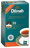 Dilmah Premium 100% Pure Ceylon Tea, 50-Count String & Tag Teabags (Pack of 6)