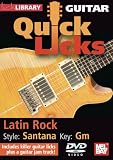 Guitar Quick Licks - Santana Latin Rock Key of Gm