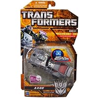 Transformers Hunts for the Decepticons Series 6 Inch Tall Deluxe Class Robot Action Figure - Decepticon AXOR with Arms that Converts to Axe (Vehicle Mode: Hunter Car)