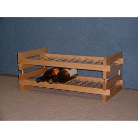 Stacking Wine Rack by Woodform