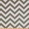 56'' Wide Premier Prints ZigZag Twill Storm Fabric By The Yard