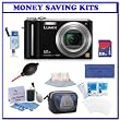 Panasonic Lumix DMC-ZS3 10MP Digital Camera (Black) + Willoughbys 2GB SD Standard Accessory Bundle