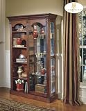 Book Case / Curio Cabinet in Cherry Finish