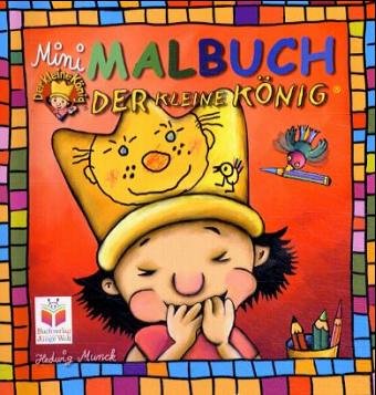 Der kleine K�nig, Mini-Malbuch, rot