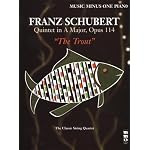 Music Minus One Piano: Schubert Piano Quintet in A major, op. 114, D667 'Forellen-Quintett' or 'Trout Quintet' (minus piano) (Book & CD) book cover