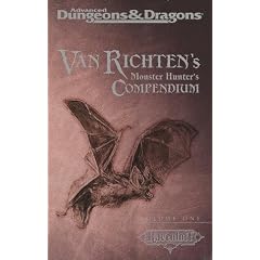 Van Richten's Monster Hunter's Compendium, Vol One (AD&D 2nd Ed Fantasy Roleplaying, Ravenloft)