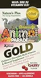 Nature's Plus, Animal Parade Gold, Children's Chewable Multi-Vitamin & Mineral, Cherry Flavour, 120 Animals