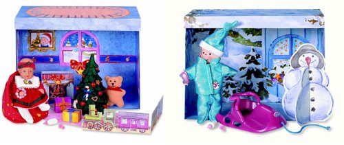 Childrens Toyshop  Toys : Baby Born Miniworld - Festive Set