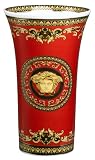 Versace by Rosenthal Medusa Red 10 1/4-Inch Vase