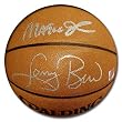Magic Johnson/Larry Bird Dual Signed Spalding Basketball Boston Celtics Los Angeles Lakers -