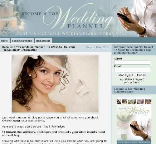 become wedding consultant