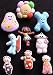 IN THE NIGHT GARDEN SHOE CHARMS X 9 FORS CROCS & JIBBITZ BRACLETS AND SHOES.