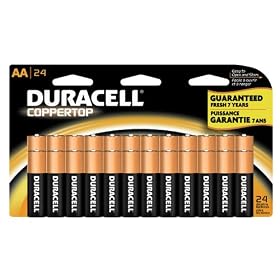 Duracell Coppertop AA, 24-count Package