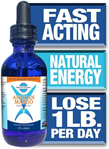 African Mango Weight Loss Drops - Absorbs up to 3X Faster Than Pills (2 Bottles)