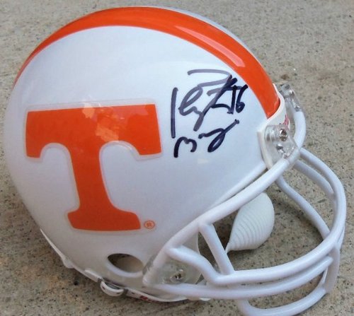 PEYTON MANNING TENNESSEE SIGNED AUTOGRAPHED MINI HELMET MATCHING HOLOGRAMS NUMBERS AND COA