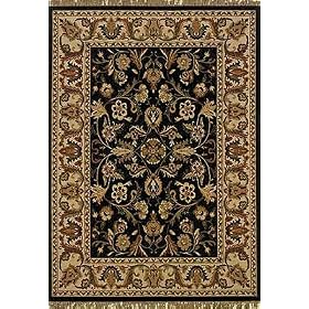 Bennington Black 10 X 13 Wool Area Rug