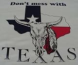 Don't Mess with Texas Cow Skull T-shirt