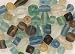 Beads - Recycled Glass, Indonesian - 42+ Pieces, Assorted