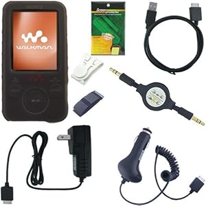 8 Item Bundle - 8in1 - Smoke Silicone Skin Case, Car Charger, Wall / Travel / AC Adapter Charger, 2in1 Sync USB Cable, 3.5mm Aux Retractable Cable, Belt Clip, Armband, and Screen Protector / Guard for Sony Walkman NWZ E436 E438 Series 8 Item Bundle - 8in1 - Smoke Silicone Skin Case, Car Charger, Wall / Travel / AC Adapter Charger, 2in1 Sync USB Cable, 3.5mm Aux Retractable Cable, Belt Clip, Armband, and Screen Protector / Guard for Sony Walkman NWZ E436 E438 Series