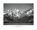 Ansel Adams Snow On Mountains Teton Art Print POSTER - 16