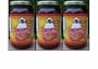 HOT BBQ Sauce by Smokin' Joe Jones Hot Flavor 3-Pack of 18oz. net weight glass jars. Cayenne and black pepper added to really heat it up. No Habanero or Jalapeno peppers used, so this sauce won't burn your lips. No preservatives, 0 fats, and 0 cholesterol. No brown sugar means this sauce won't burn on the grill.