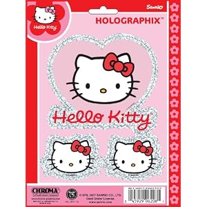 Chroma Graphics 6208 Car Toyz Pink/Red 6" x 8" Hello Kitty Decal   Zoom See larger image (with zoom)  Share your own customer images Chroma Graphics 6208 Car Toyz Pink/Red 6" x 8" Hello Kitty Decal