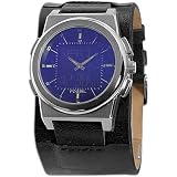 Fossil Men's Leather Band Watch ( sz. One Size Fits All, Black/Blue : Full Size )