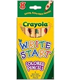 Write Start Colored Pencils 8/Pkg-