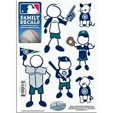 MLB Seattle Mariners Small Family Decal Set