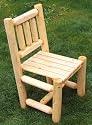 Cedar Log Dining Chair