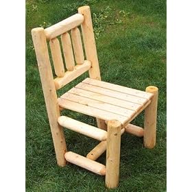 Cedar Log Dining Chair by RUSTIC NATURAL CEDAR