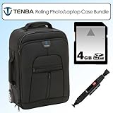 Tenba 638-327 Roadie II Universal Rolling Photo Laptop Case Bundle