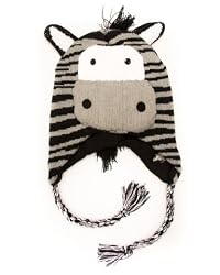 Zebra Knit Beanie