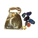 Crystal pouches and amulets