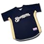 Milwaukee Brewers Authentic MLB Cool Base Batting Practice Jersey by Majestic Athletic (X-Large)