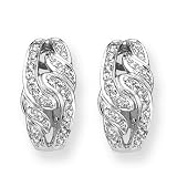 14K White Gold 1/4 ct. Diamond Fashion Earrings